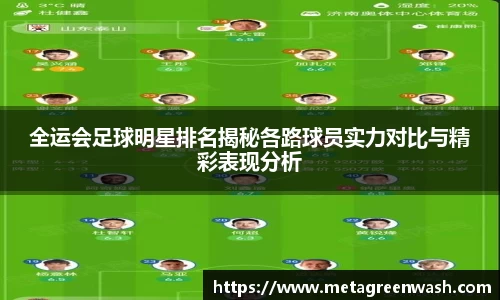 全运会足球明星排名揭秘各路球员实力对比与精彩表现分析